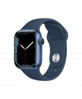 Apple Watch Series 7 OLED 41 mm Digitaalinen Kosketusnäyttö Sininen Wi-Fi GPS (satelliitti)