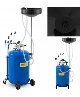 MSW Pneumatic oil extraction system 68 l, 3 l/min, blue