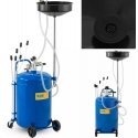 MSW Pneumatinė alyvos ištraukimo sistema 68 l, 3 l/min, mėlyna