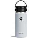 Termo puodelis 473 ml su Flex Sip Lid Hydro Flask - baltas-universalus