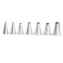 Hendi Steel pastry tips for decoration, 4-16 mm, 7 pcs. Hendi Steel pastry tips for decoration, 4-16 mm, 7 pcs.