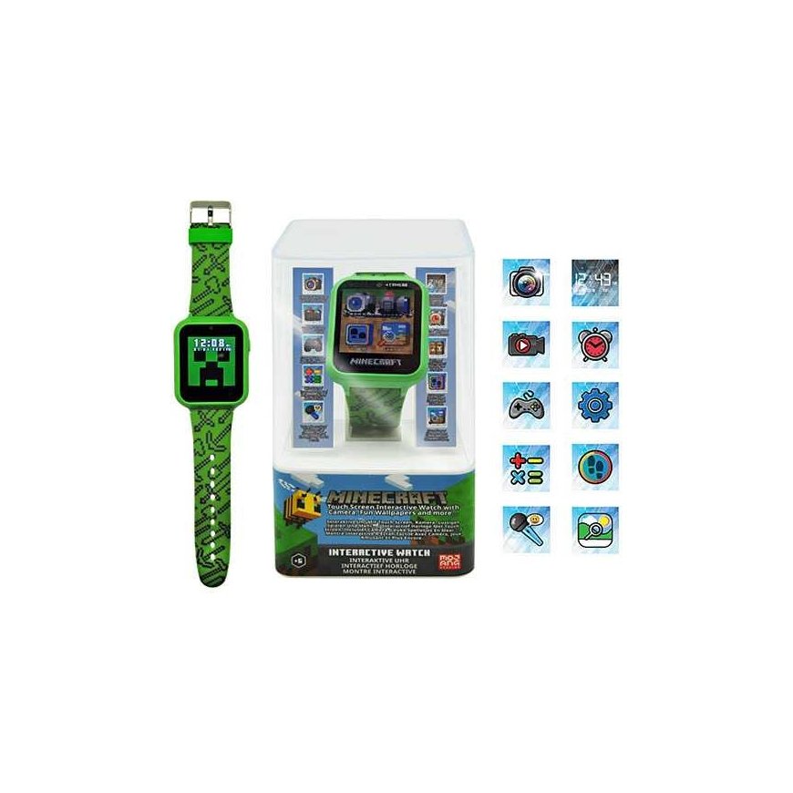 Kids Euroswan - Priedai licencyjne Laikrodis cyfrowy, smartwatch - Minecraft