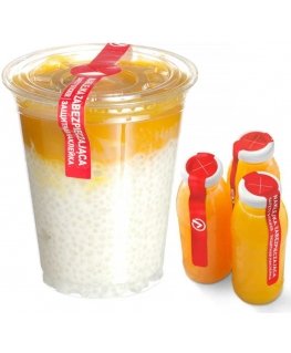 Adhesive seal for covering the opening of straws 2 x 250 pcs. - Hendy