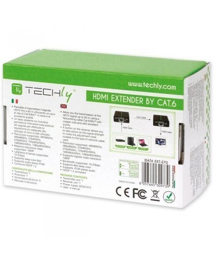 Techly TEHNISKAIS PAPILDINĀTĀJS HDMI HD 3D
