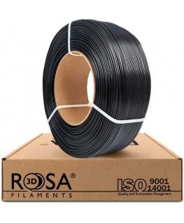 3D plastic ABS+ black 1.75mm 1kg refill package Rosa3D