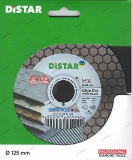 DISTAR TARCZA DIAMENTOWA EDGE DRY 125 x 1.6 x 25 x 22.23mm