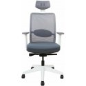 Task chair ANGGUN gray with white frame