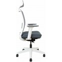 Task chair ANGGUN pilkas with baltas frame