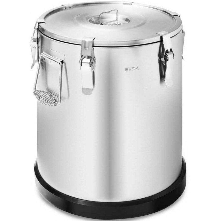 Royal Catering Gastronominis termosas maisto transportavimui, nerūdijantis plienas, 36 L – 3