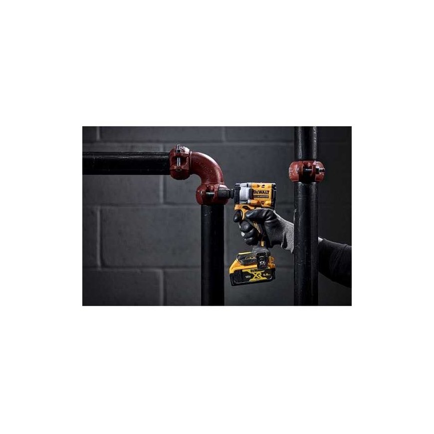 Cordless Impact Wrench 1/2", 406 Nm, 18 V Li-Ion 2x5.0 Ah, XR, DeWalt [DCF921P2LRT-QW] RACK READY – 4