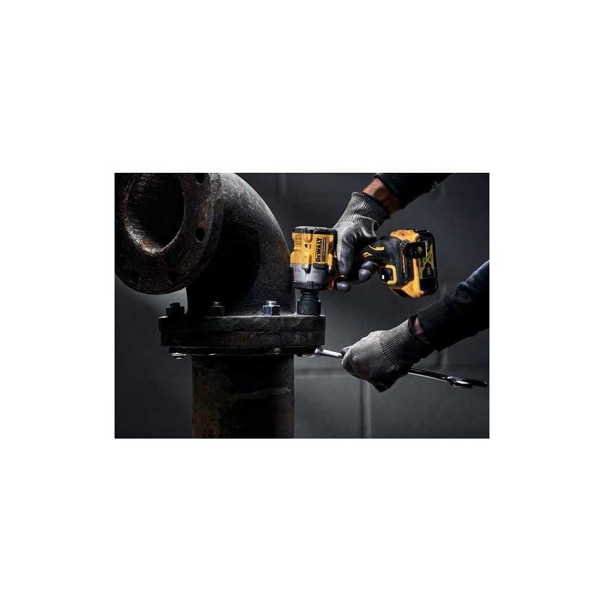 Cordless Impact Wrench 1/2", 406 Nm, 18 V Li-Ion 2x5.0 Ah, XR, DeWalt [DCF921P2LRT-QW] RACK READY – 5