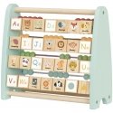 Tooky Toys TOOKY TOY Double sided abacus alphabet pictures