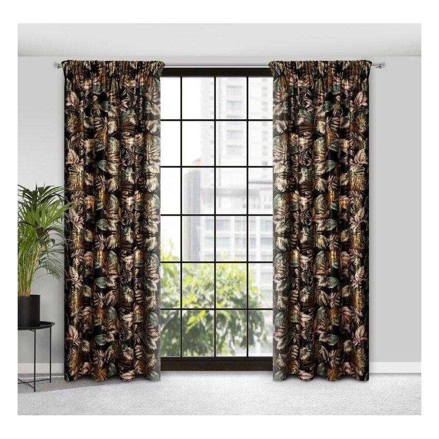 Eurofirany Euro curtains ZAS/MOROCCO/CZ+ZŁ 140X270 STRIPS – 2