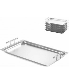 Hendi Tray with handles GN 1/1, stainless steel