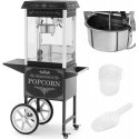 Royal Catering Professional retro style black popcorn machine with lighting, 88 L, 1600 W Royal Catering Professional retro style black popcorn machine with lighting, 88 L, 1600 W