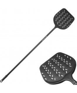 Lilly Codroipo Perforated aluminum pizza spatula Italia, 3D, 330x1700 mm, black