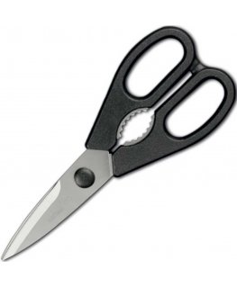 Ambrogio Sanelli Kitchen scissors with nut peeler, 200 mm, black