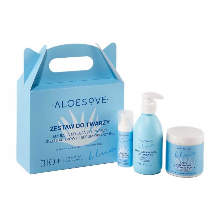 Aloesove Blue face cosmetics set