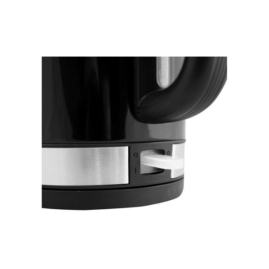 Kettle in stainless steel Hiluxe-2 B, 2000W, black, air-conditioned – 4
