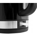 Kettle in stainless steel Hiluxe-2 B, 2000W, black, air-conditioned