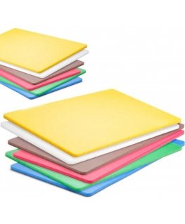 6 dalių pjaustymo lentų rinkinys HACCP GN 1/1 10 mm - Hendi