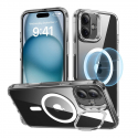 ESR Classic Hybrid (HaloLock) dėklas su stovu iPhone 16 Plus (skaidrus) ESR Classic Hybrid (HaloLock) dėklas su stovu iPhone 16 Plus (skaidrus)