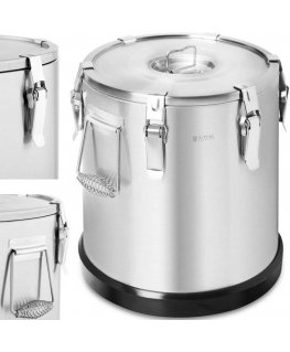 Royal Catering Gastronominis termosas maisto transportavimui, 22 l, nerūdijantis plienas