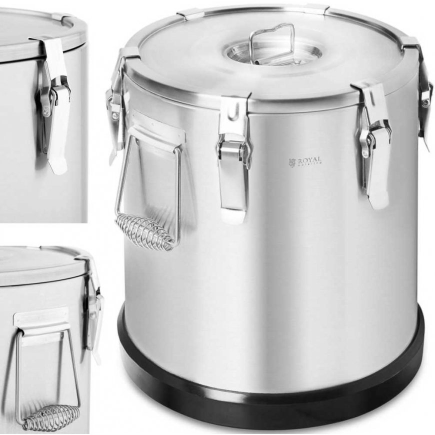 Royal Catering Gastronominis termosas maisto transportavimui, 22 l, nerūdijantis plienas – 3