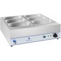 Royal Catering Vandens šildytuvas su kranu 6 x GN 1/3 2000W 230V, nerūdijantis plienas