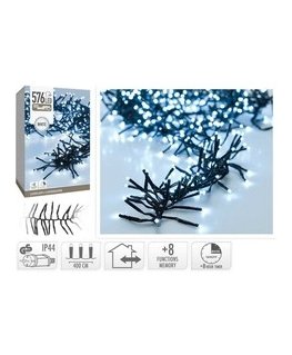 Christmas Decoration DEKORATYVINIS KABAMAS SNIEGINGAS 50LED SIDABRAS