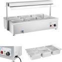 Royal Catering Vandens bemaras su kranu 6 x GN 150mm 55L