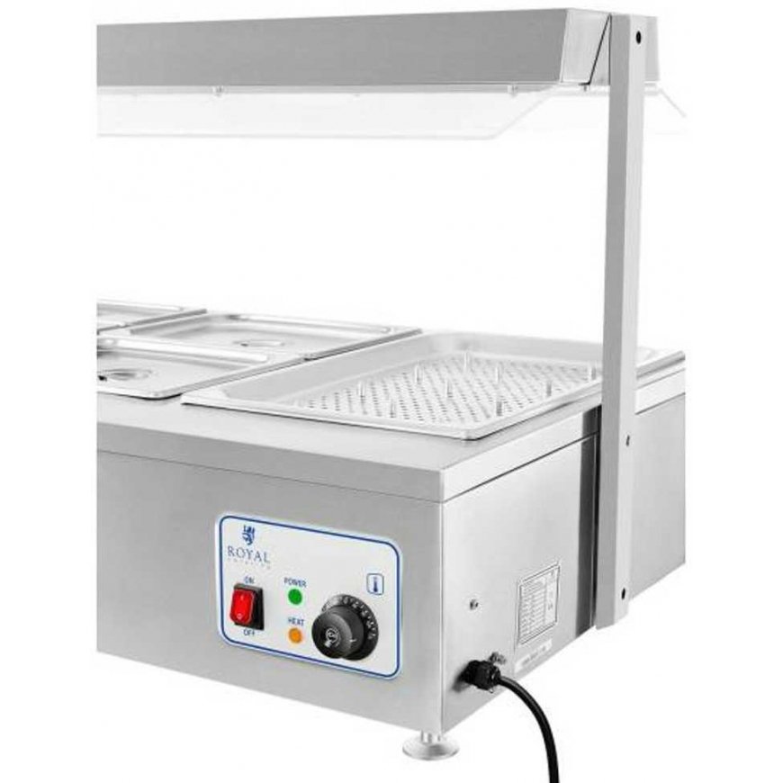 Royal Catering Water tank with tap 6 x GN 150mm 55L – 3