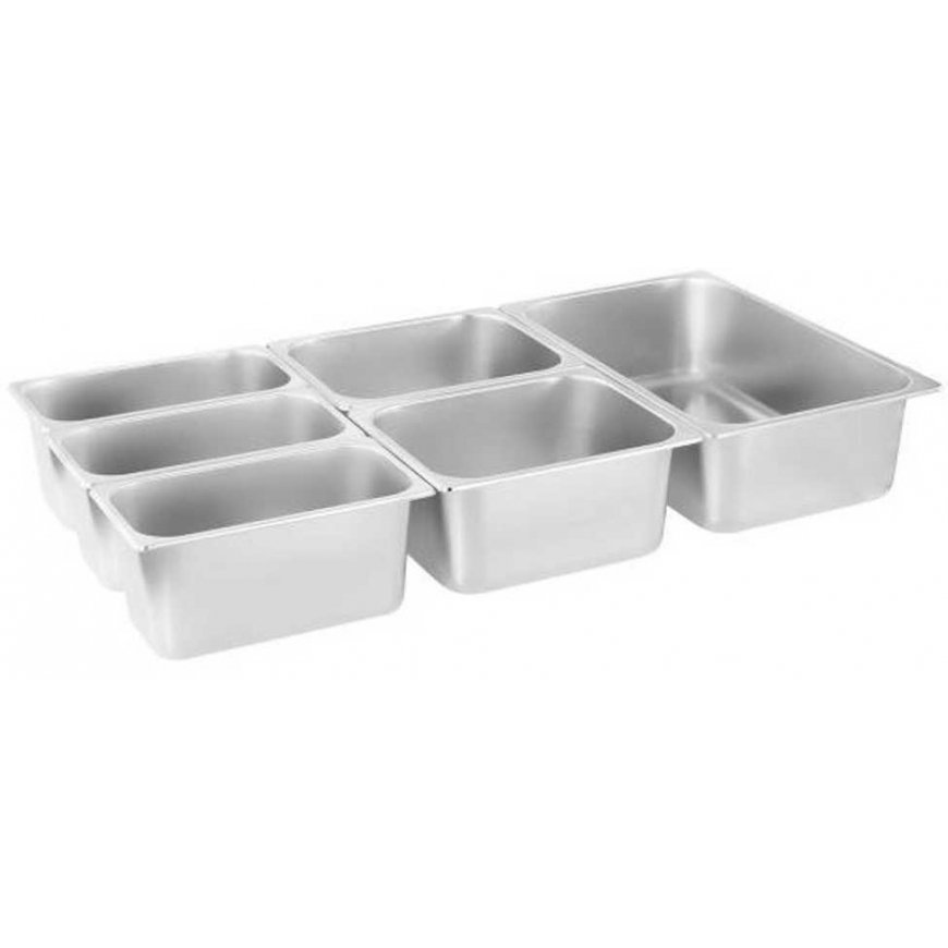 Royal Catering Vandens bemaras su kranu 6 x GN 150mm 55L – 5