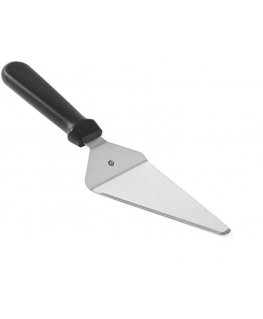 Multifunctional pizza spatula with knife 140 mm Hendi, black/silver