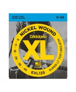 D'Addario EXL125 mūzikas instrumentu stīga Elektrisks 6 pcs Tērauds Ģitāra