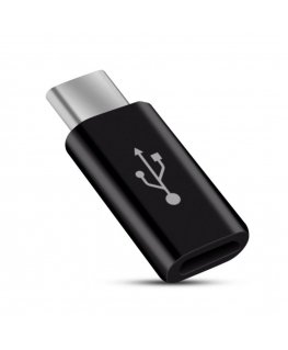 Mocco Universal Adapter Micro USB to USB Type-C Connection Black (OEM)