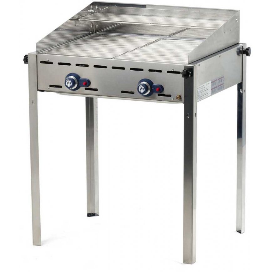 Hendi Grill gas Green Fire 2 grates GN1/1 11.6kW