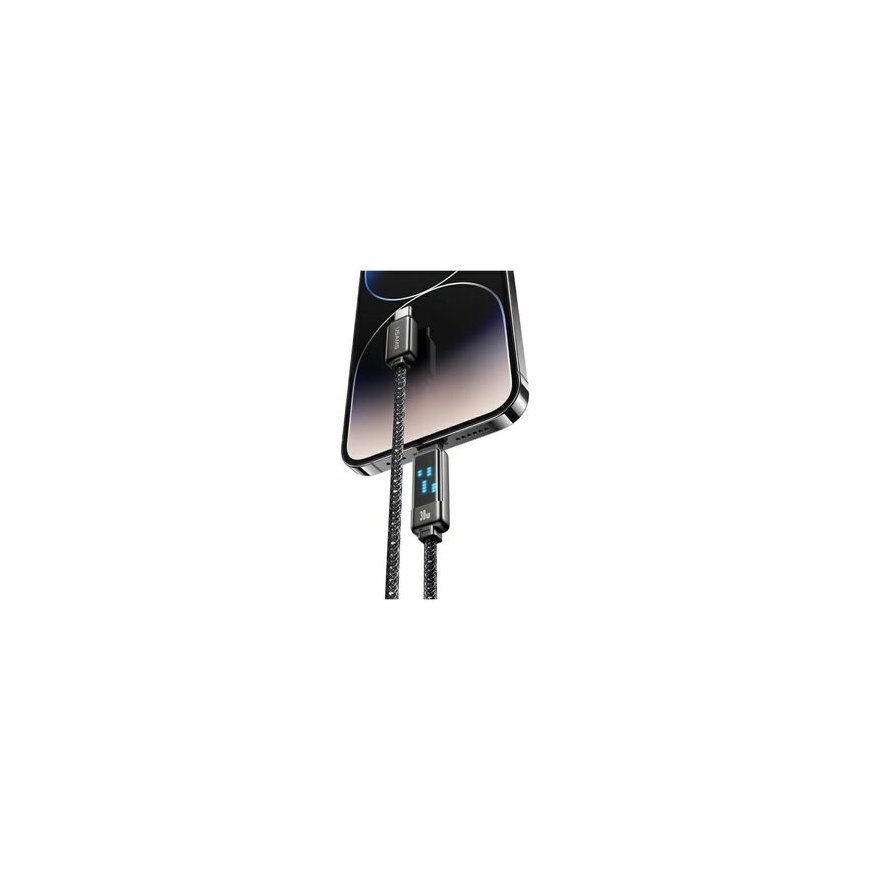 USAMS Kabel USB-C na Lightning 30W 1,2m Zinc Alloy Fast Chargi – 2