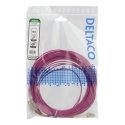 Deltaco LCSC-710 „InfiniBand“ arba pluoštinis optinis kabelis 10 m LC SC Rožinė