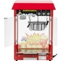 Royal Catering Retro style popcorn machine with Teflon coating, 1600 W, 5-6kg/h, red Royal Catering Retro style popcorn machine with Teflon coating, 1600 W, 5-6kg/h, red