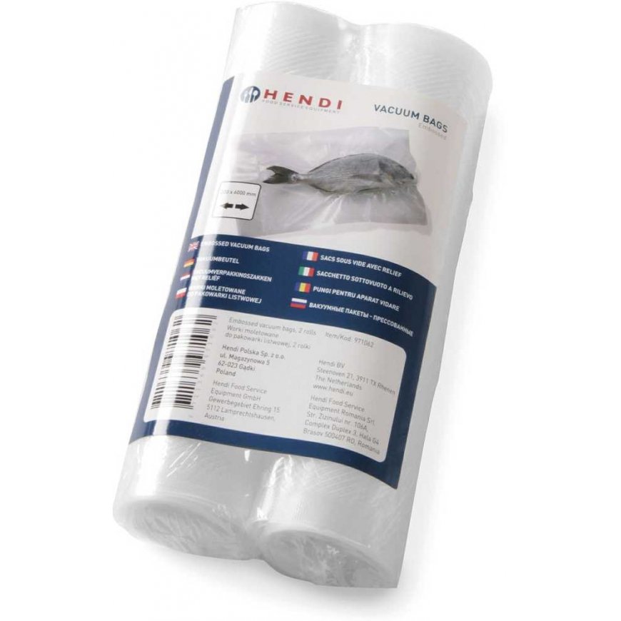 Hendi Vacuum bags for packaging machines 300x6000 mm 2 reels