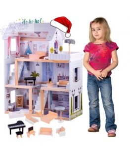 Christmas Decoration KALĖDINĖ DEKORACINĖ STOVIMO DELUXE 30CM PILKA