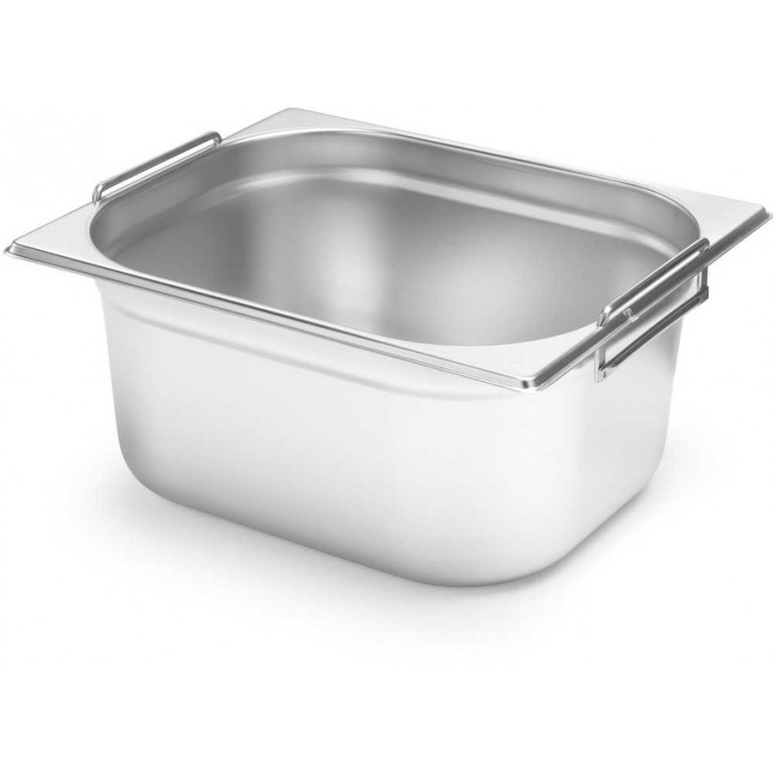 Hendi Gastronomic container GN 1/2 with retractable handles – 5