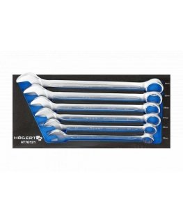 Combination spanner set Hogert HT7G121-1 22-32 mm 6 pcs.