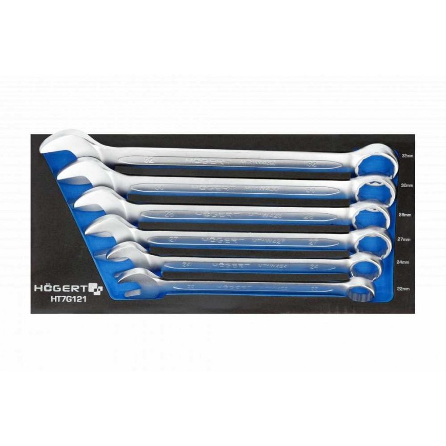 Högert Combination spanner set Hogert HT7G121-1