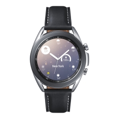 Samsung Galaxy Watch3 3,05 cm (1.2") OLED 41 mm Digitaalinen 360 x 360 pikseliä Kosketusnäyttö Hopea Wi-Fi GPS (satelliitti)