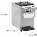 Royal Catering Automatinė itališkų ledų mašina 1350 W 16 l/h, 3 skoniai