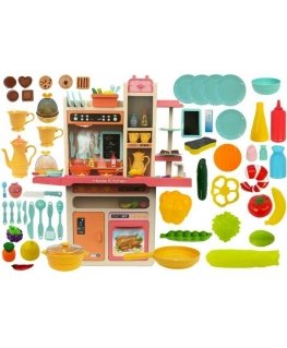 Lean Toys Pink kitchen for children 93.5 cm