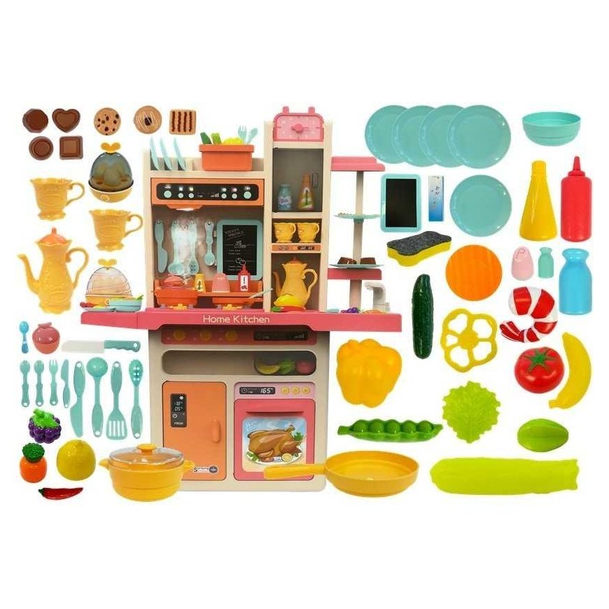 Lean Toys Pink kitchen for children 93.5 cm