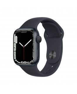 Apple Watch Series 7 OLED-ekraan 41 mm Digitaalne Puutetundlik ekraan Must WiFi GPS (satelliit)